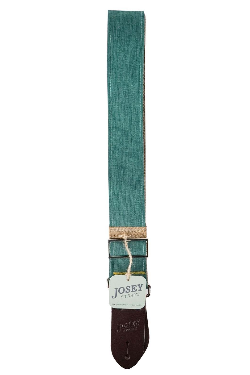 New Josey Straps Guitar Strap - Peacock Green