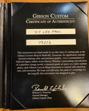 Load image into Gallery viewer, 2019 Gibson Custom 1957 Les Paul Standard VOS Antique Metallic Teal
