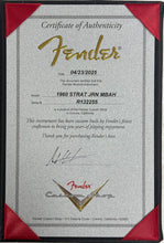 Load image into Gallery viewer, 2024 Fender Custom Shop Andy Hicks Masterbuilt 1960 Stratocaster Journeyman Relic Sherwood Green Metallic Brazilian Rosewood Birdseye Neck
