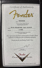 Load image into Gallery viewer, New Fender Custom Shop 1963 Jaguar Relic Black W/ Olympic White Headstock
