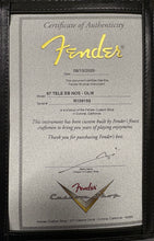 Load image into Gallery viewer, New Fender Custom Shop  67 Telecaster Olympic White w Black Binding
