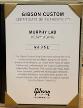 Load image into Gallery viewer, New Gibson Custom Limited Edition 1954 Les Paul Custom W/ Humbucker Murphy Lab Heavy Aged Ebony
