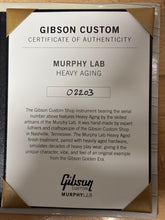 Load image into Gallery viewer, 2022 Gibson Custom 1960 Les Paul Standard Tangerine burst Murphy Lab Heavy Aged
