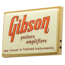 Load image into Gallery viewer, Gibson "Guitars &amp; Amplifiers" Vintage Lighted Sign

