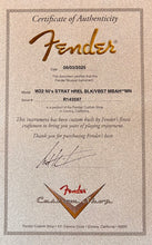 Load image into Gallery viewer, New Fender Masterbuilt 50s Stratocaster Heavy Relic Black over Violin Burst Andy Hicks
