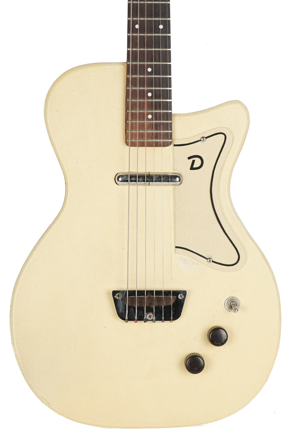 1956 Danelectro U1 Grained Ivory Leatherette